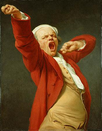 Joseph Ducreux Yawning Germany oil painting art
